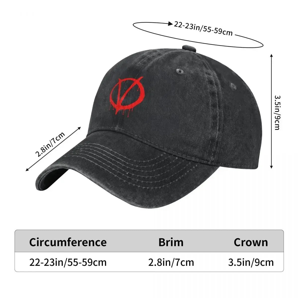 V Baseball Cap Sunhat Tactical Cap Hood Bobble Hat