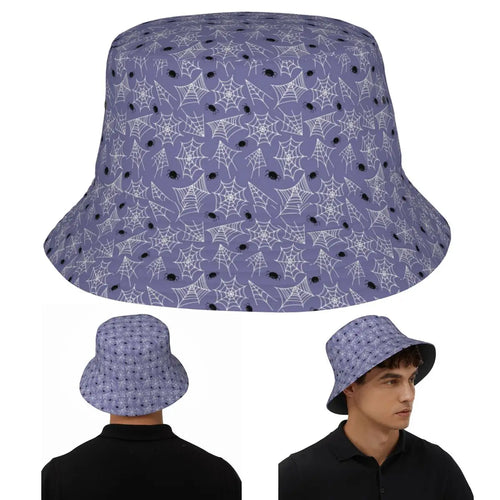 Halloween Black Cat Spider Gothic Witch 12 Bucket Hat