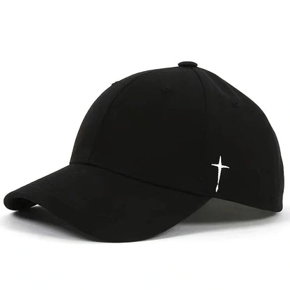 Unisex Simple Cross Embroidery Baseball Caps
