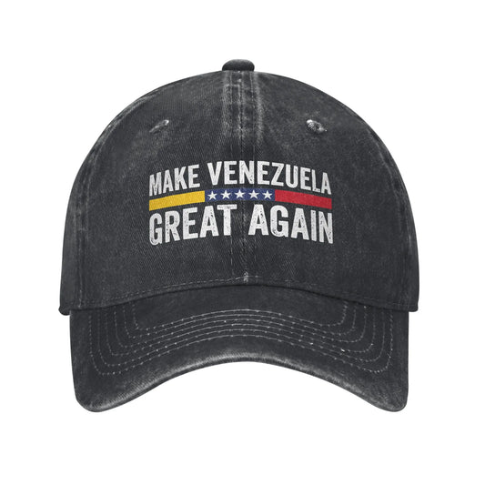 Washed Baseball Cap Make Venezuela Great Again Summer For Men Women