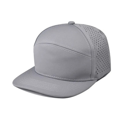 High Quality Solid Color Snapback Cap Adjustable Breathable Hip-Hop Hat Visor Hat Unisex