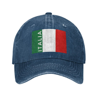 Flag of Italy Sun Baseball Cap Casual Men Women