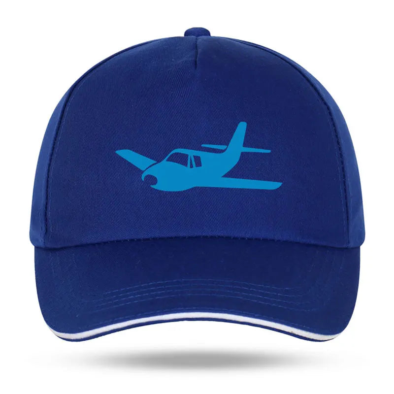 New Men Women Fashion Airplane Pilot Wings Funny Print Baseball Caps