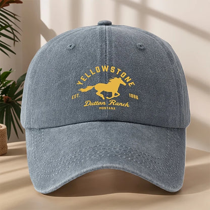Yellowstone Horse Print Baseball Cap