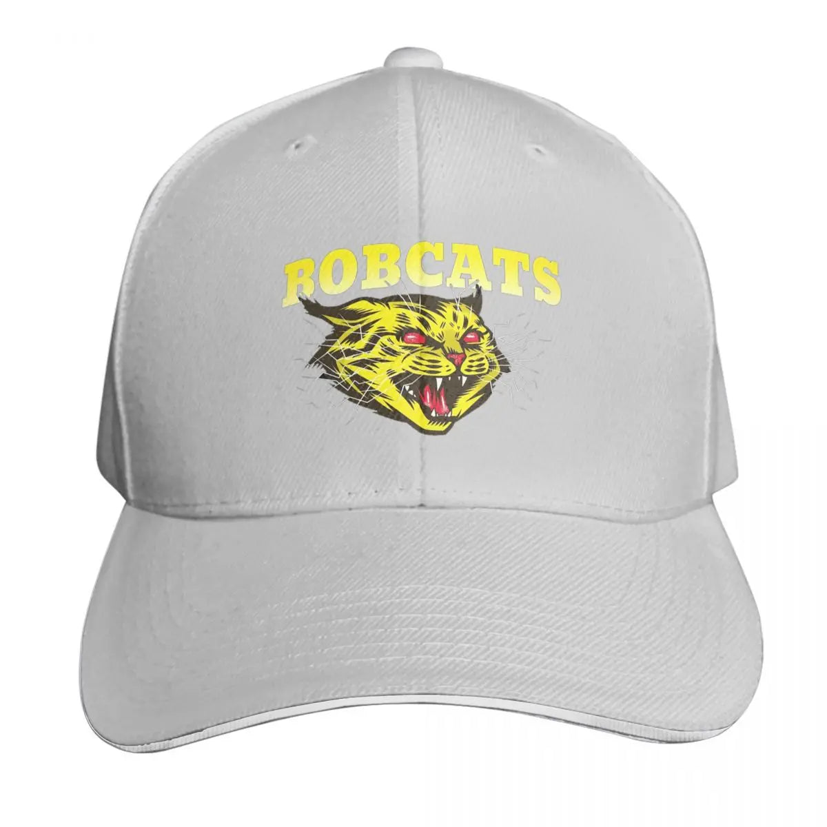 Bobcats Sports Team Badge Art Logo Cap Fashion Casual Baseball Caps