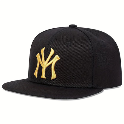 Unisex Letter Embroidery Snapback Caps Hip-hop Hats Outdoor