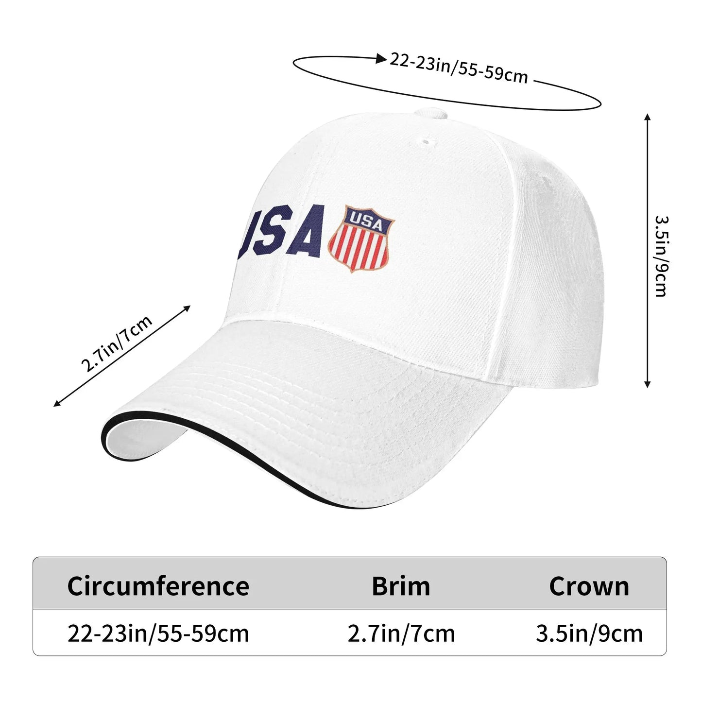 USA Hockey Logo Baseball Cap