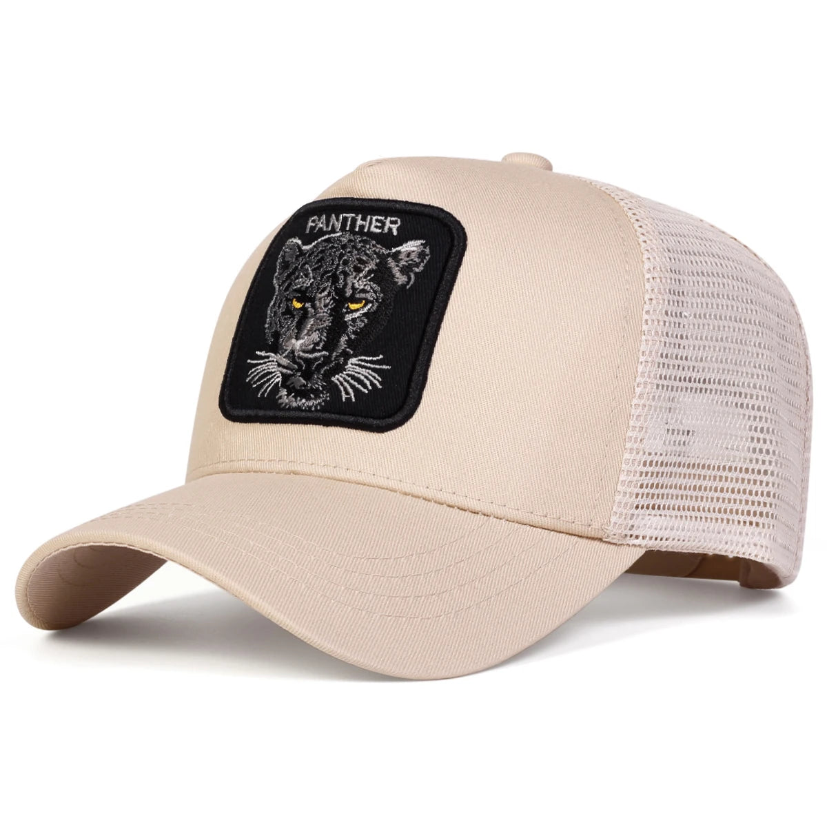 Panther Embroidered Mesh Baseball Cap