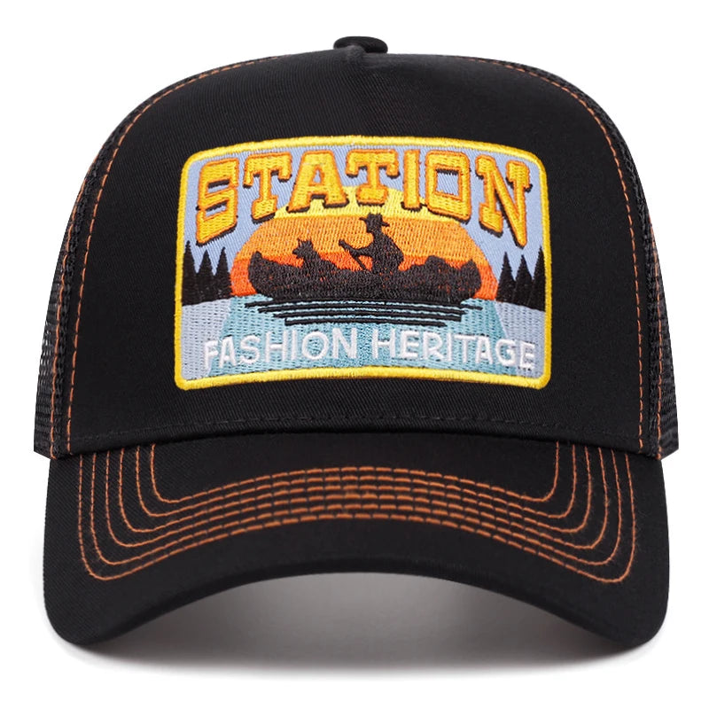 STATION Small Boat Personalized Baseball Hat