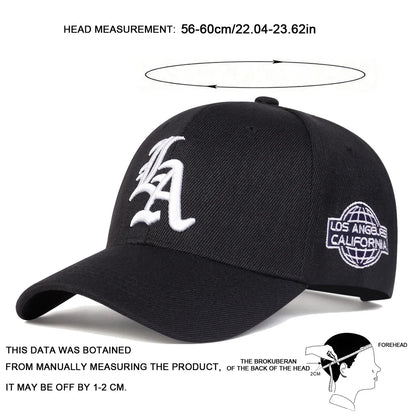 Unisex Personality Letter Embroidery Baseball Caps