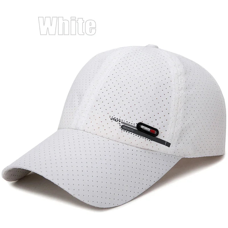 Breathable Perforated Quick-Drying Hat Fishing Sun Protection Baseball Cap