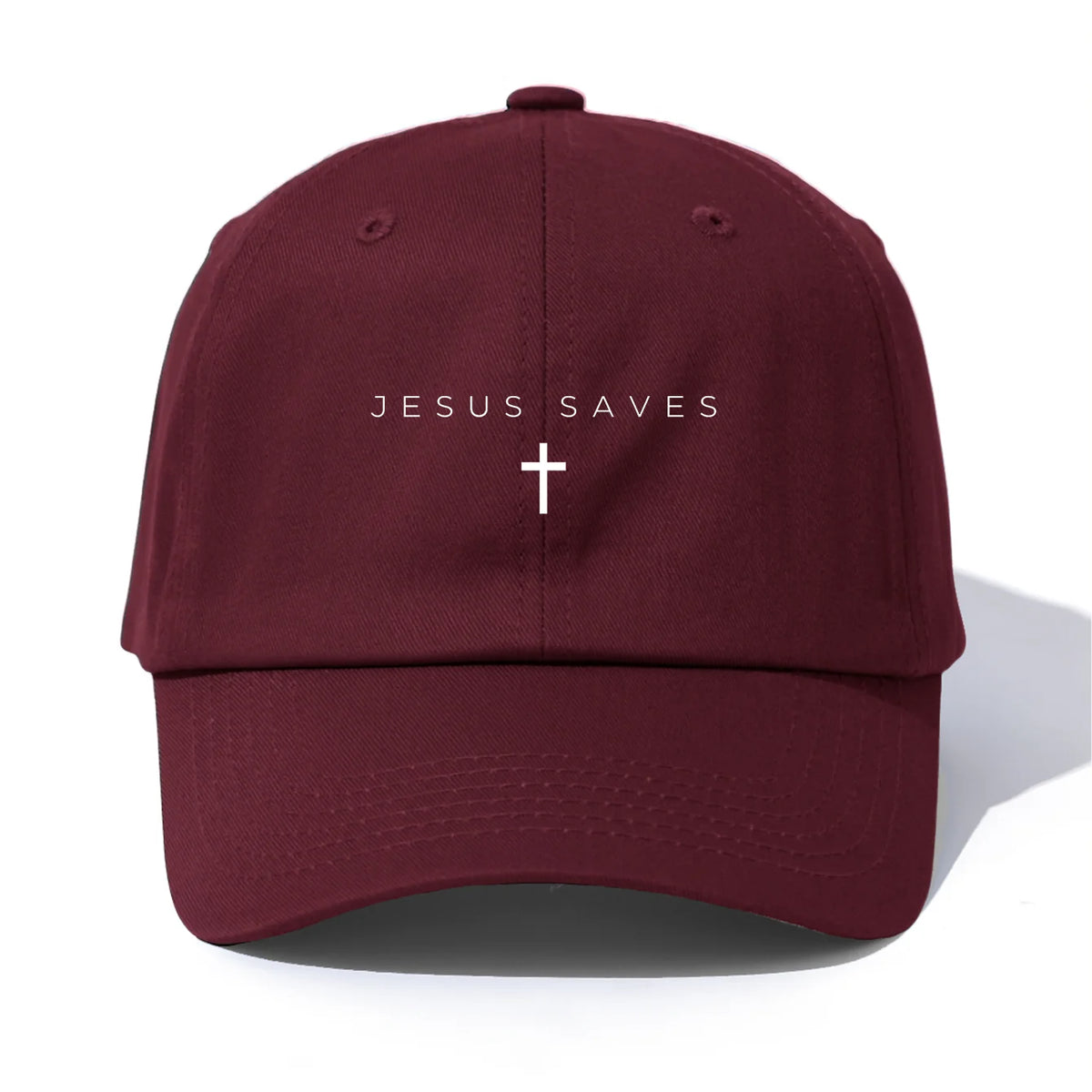 JESUS SAVES Print Baseball Cap