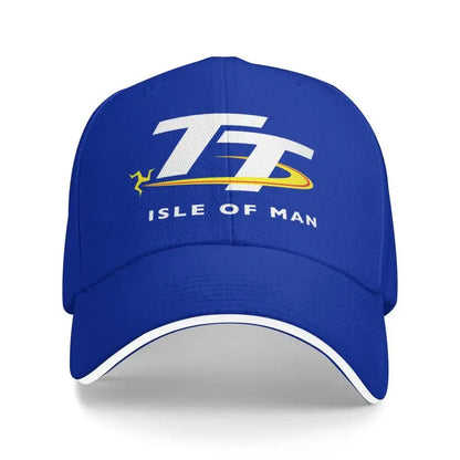 Isle of Man TT Races Motorcycle Print Baseball Cap
