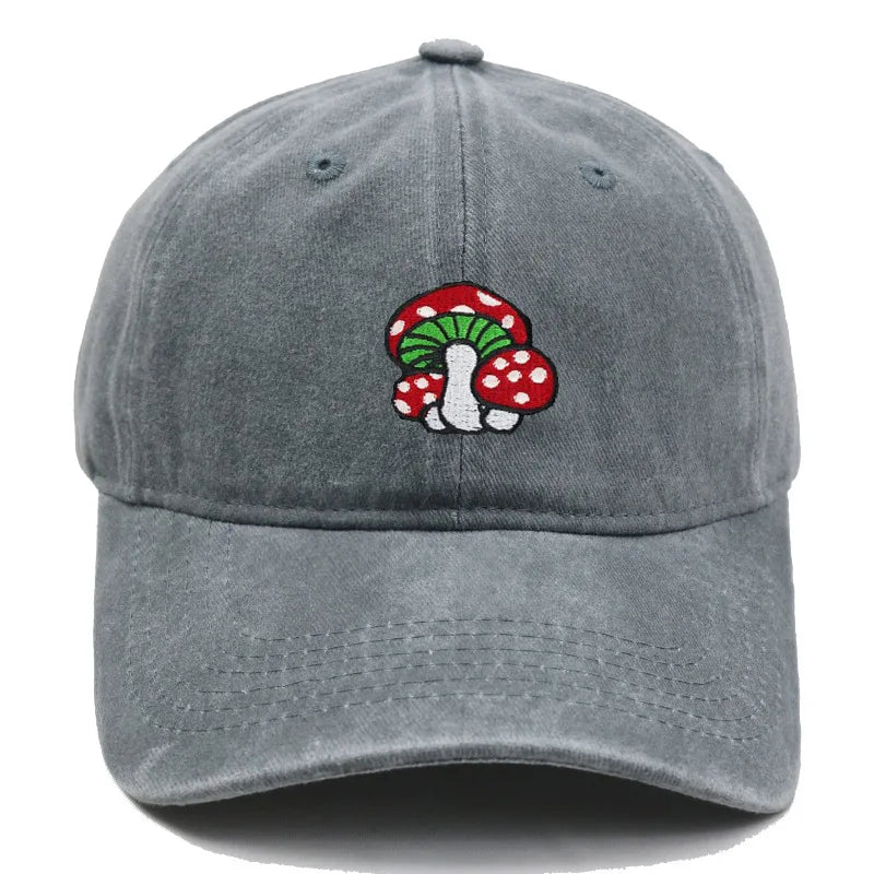 Baseball Cap Cute Red Spotted Mushroom