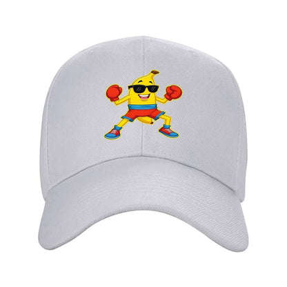 Boxing Banana Graphic Baseball Cap