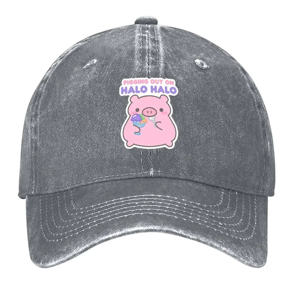 Halo-Halo Pig Baseball Cap