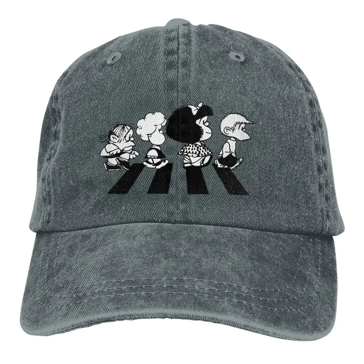 Her Friends Baseball Caps Peaked Cap Mafalda Cartoon Sun Shade Hats