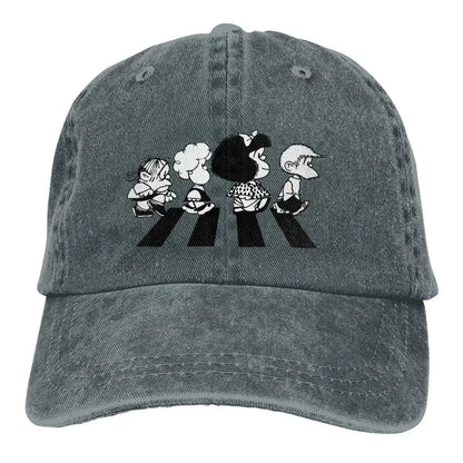 Her Friends Baseball Caps Peaked Cap Mafalda Cartoon Sun Shade Hats