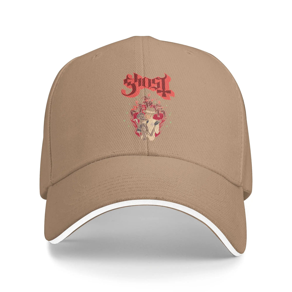 Ghost Band Valentine's Day Flower Heart Skull Casual Baseball Cap