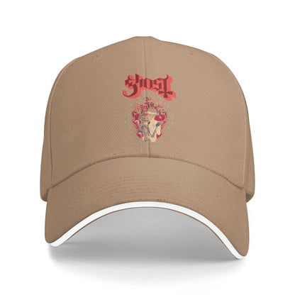 Ghost Band Valentine's Day Flower Heart Skull Casual Baseball Cap