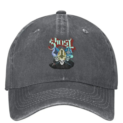 Ghost B.C. Band Denim Baseball Cap
