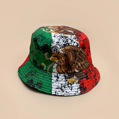 Print Lion Graffiti Letter Bucket Hats New Unisex Fisherman Caps