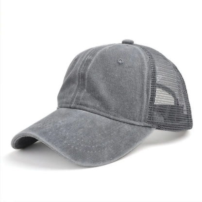 Washed Baseball Cap Outdoor Mesh Cap Sports Fashion