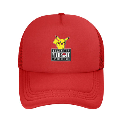 Trainers Pokemoned Anime Mesh Baseball Caps