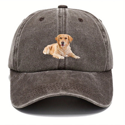 Golden Retriever Printed Baseball Cap For Both Men And Women