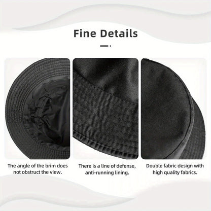 Cute Yellow Duck Print Bucket Hat For Men And Women