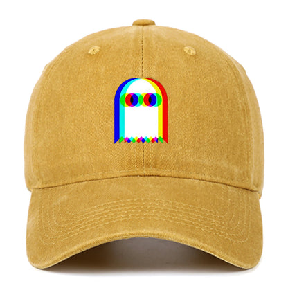 Colorful Ghost Print Baseball Cap
