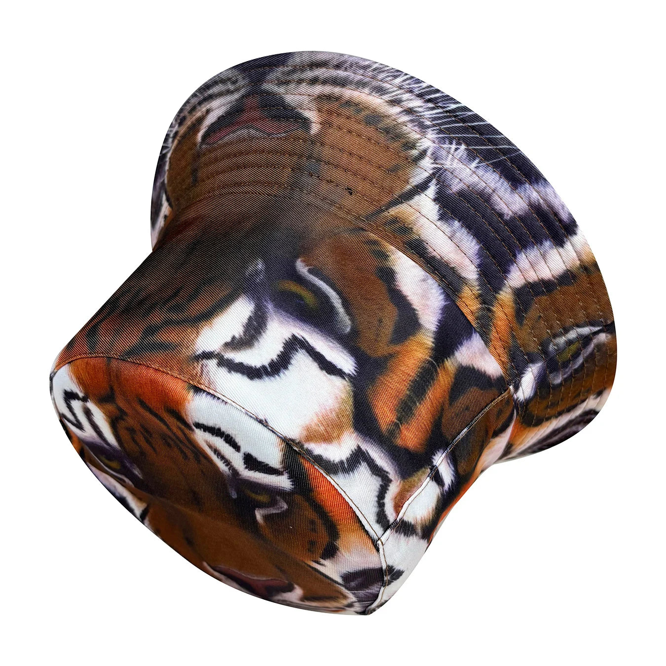 Tiger Pattern Double-Sided Bucket Hat