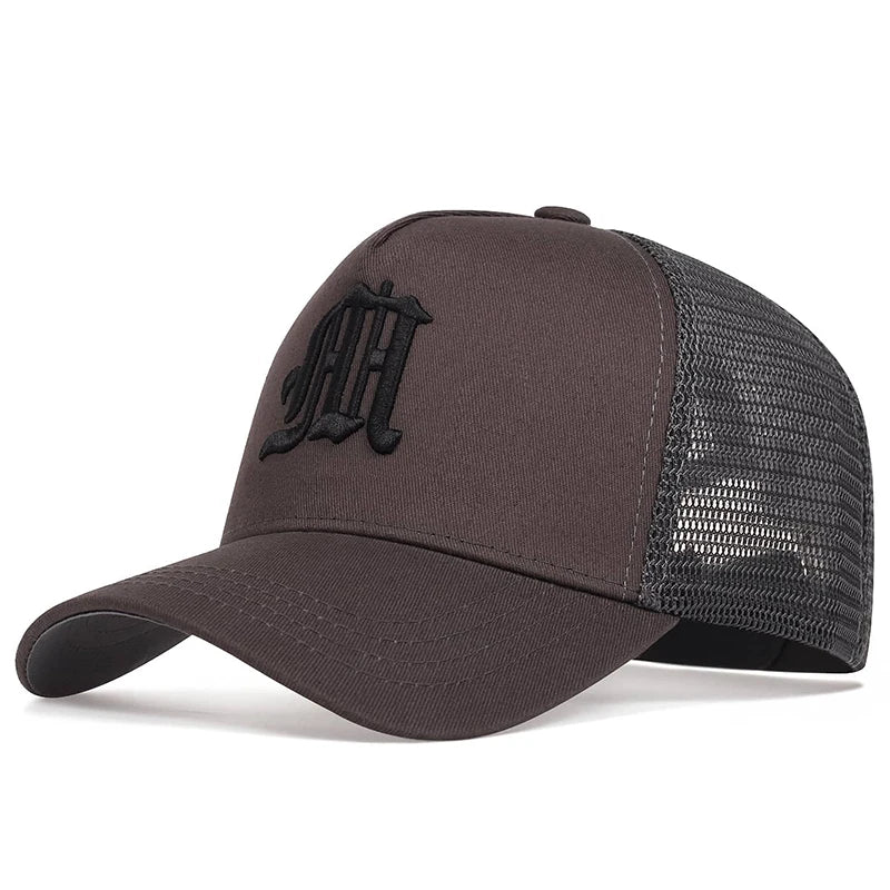 Unisex Gothic Letter Embroidery Baseball Caps