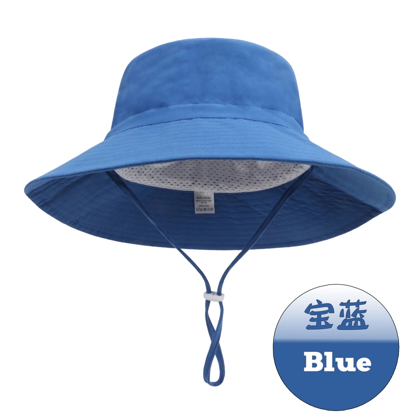 Summer Big Brim For Child Soft Breathable For Boys And Girls Outdoor Bucket Hat