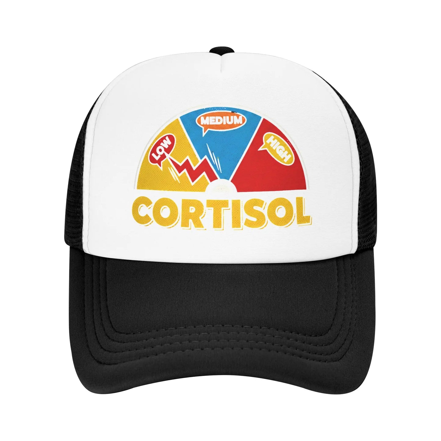 Low Cortisol Levels v Foam Baseball Hat Women Men