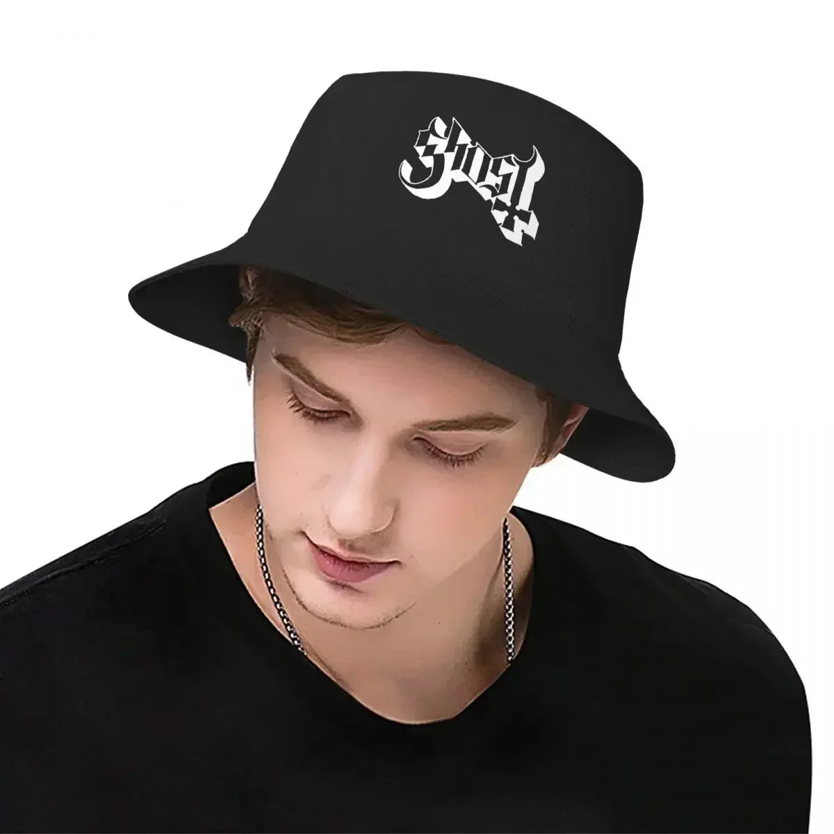 Rock Band Ghost BC Bucket Hat Panama