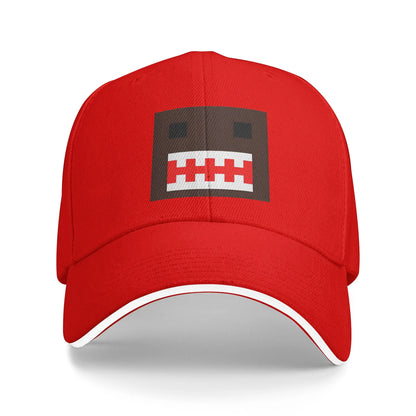 PIXEL Domo Kun Doll Face Sandwich Caps Baseball Caps