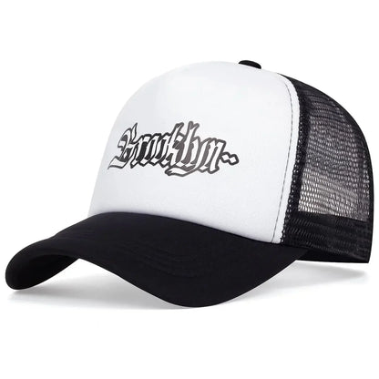 Unisex Brooklyn Letter Printed Baseball Caps