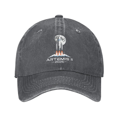 Artemis II Back to the Moon 2026 Leisure Baseball Cap