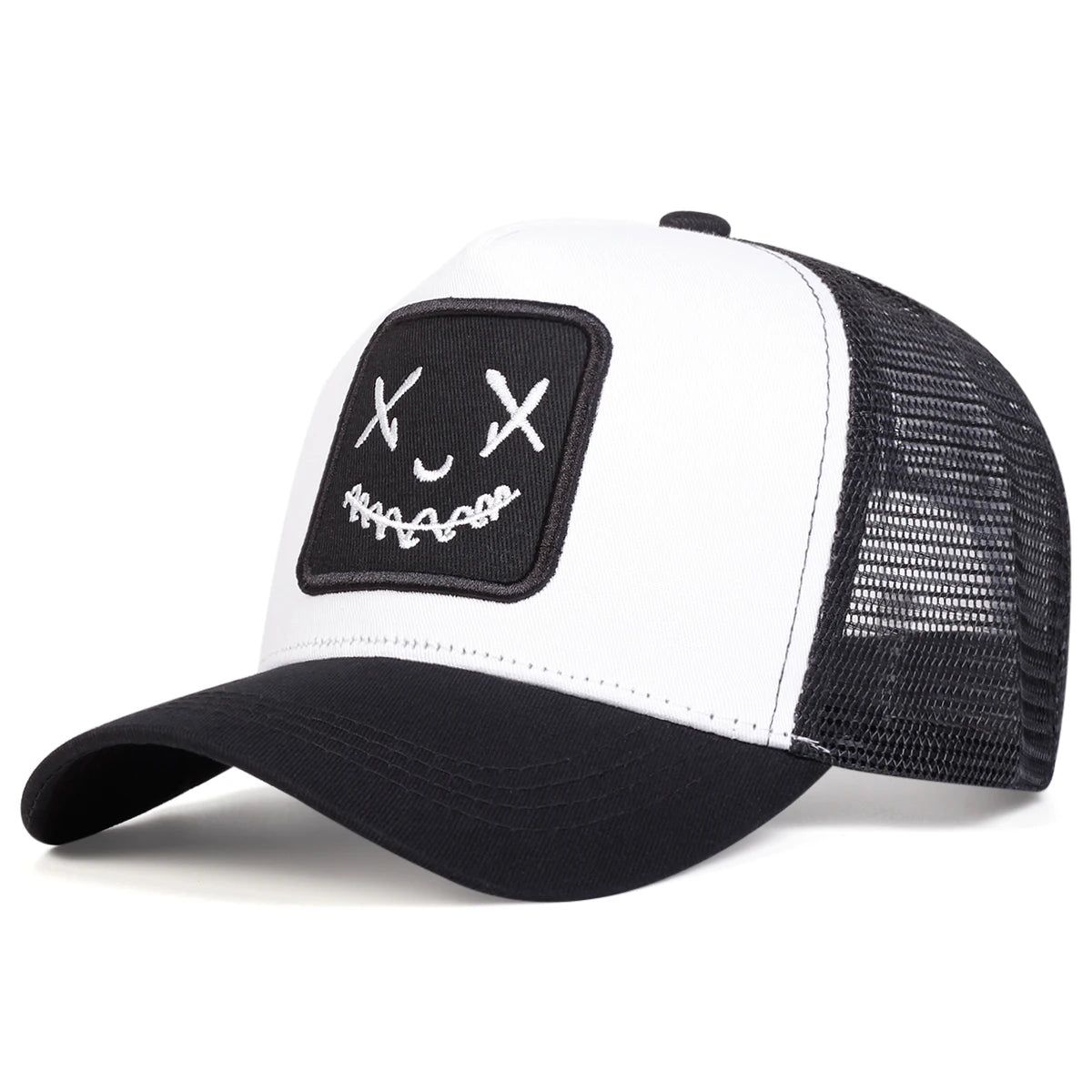 Unisex Ghost Face Embroidery Baseball Caps