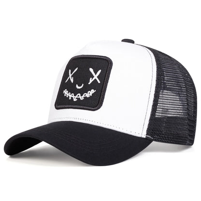 Unisex Ghost Face Embroidery Baseball Caps