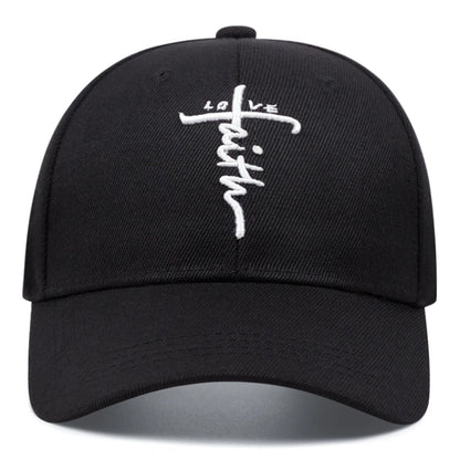 Fashion LOVE Cross Embroidered Baseball Hat Unisex Personality Hat Hip Hop Hat