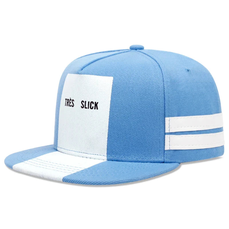 Trendy TRES SLICK Striped Simple Baseball Hat