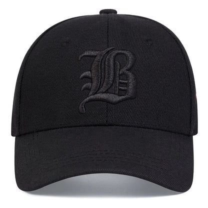 Unisex Gothic Letter Embroidery Baseball Caps