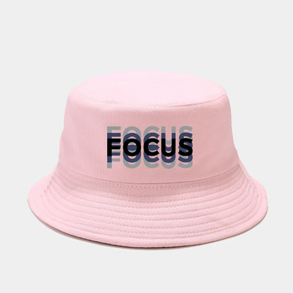 "FOCUS" Fashionable Printed Fisherman Hat Bucket Hat For Men Women