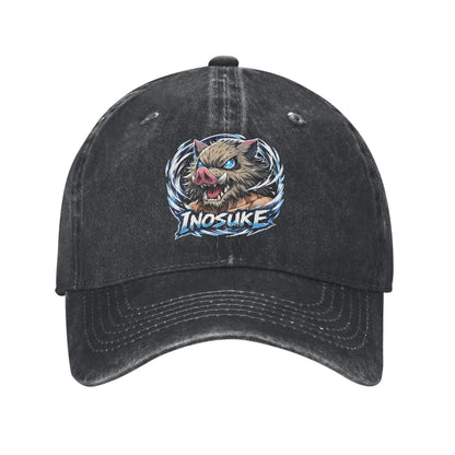 Summer Cap Sun Visor Demon Slayer Inosuke Hip Hop Caps Demon Slayer Baseball Hat