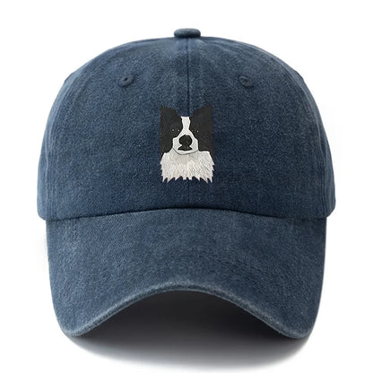 Printed Cute Border Collie Dog Baseball Cap