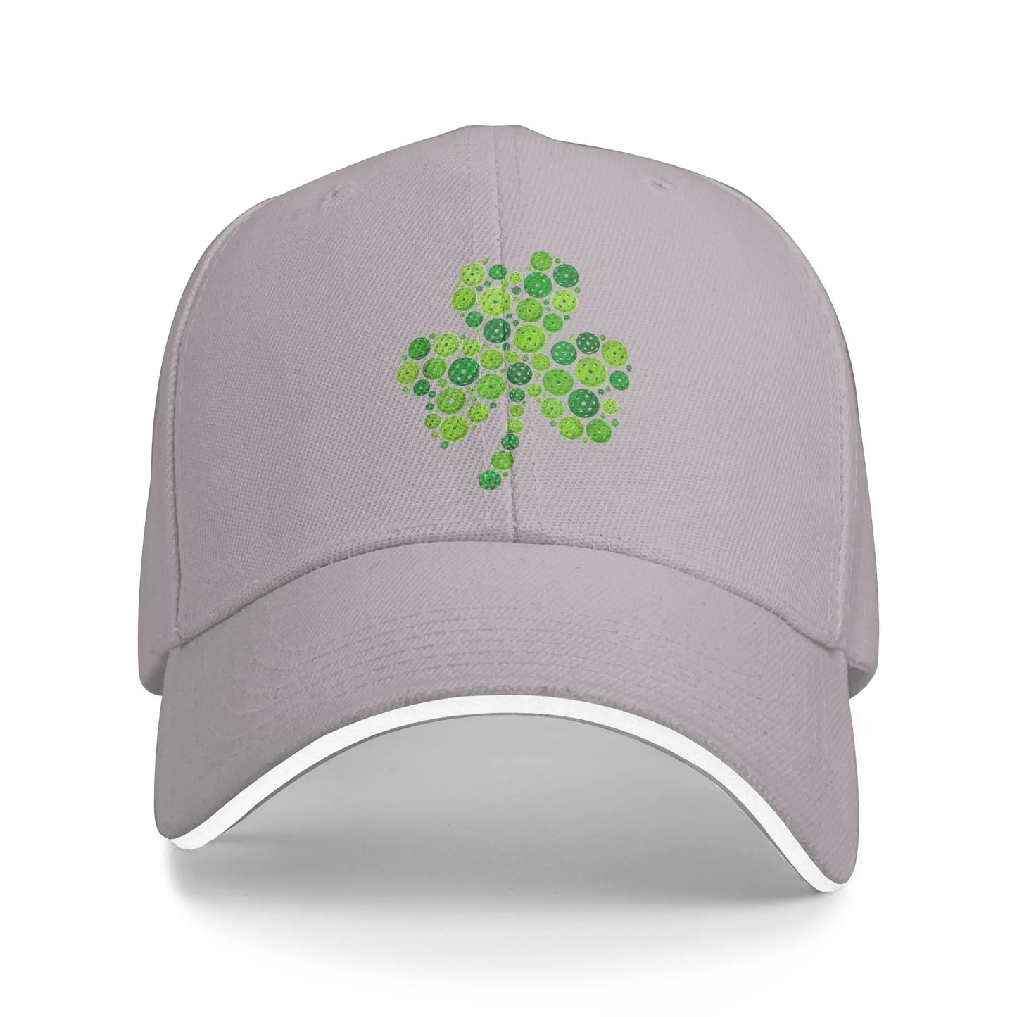 Pickleball Shamrock St Patricks Day Pickleball Baseball Cap