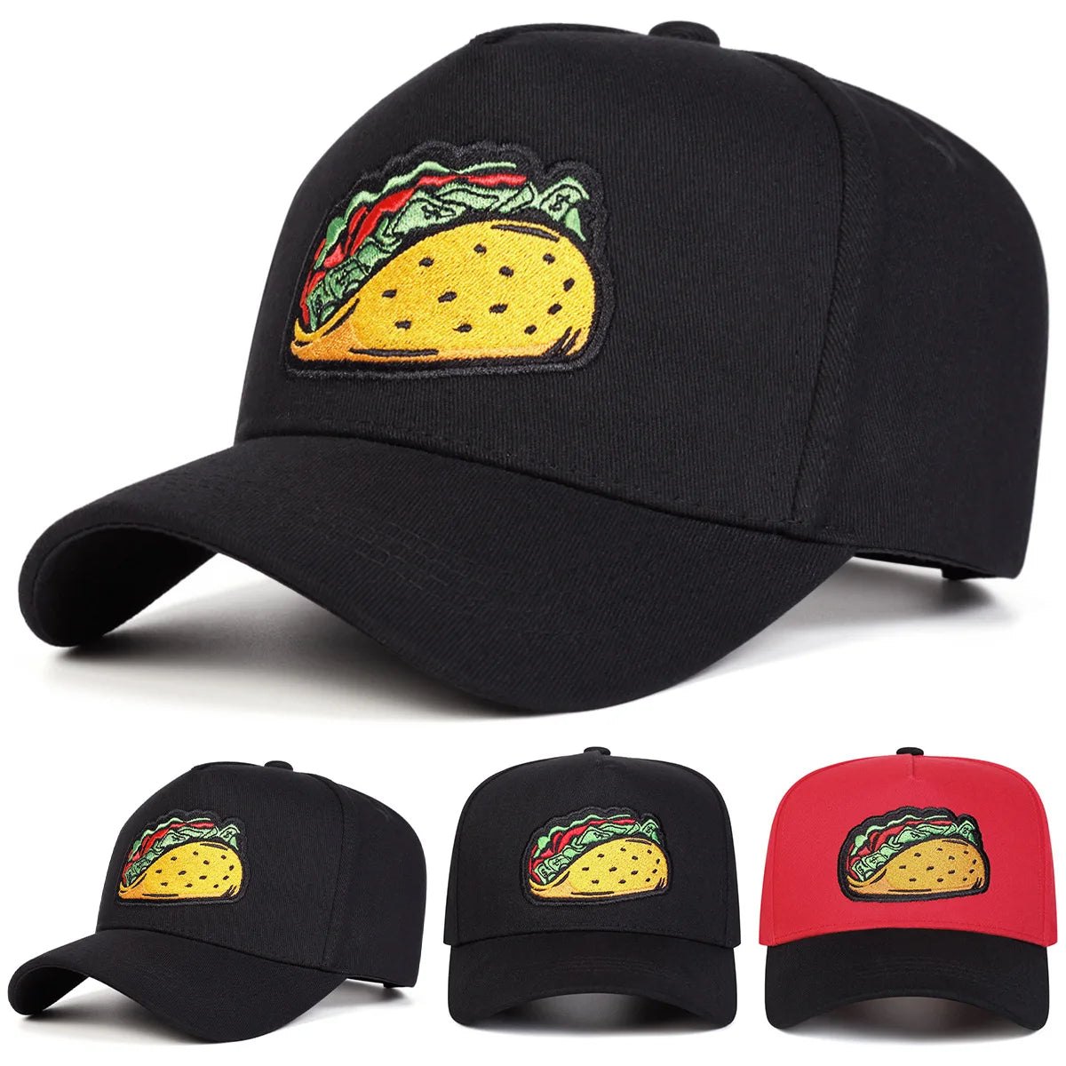 Taco Embroidered Baseball Cap