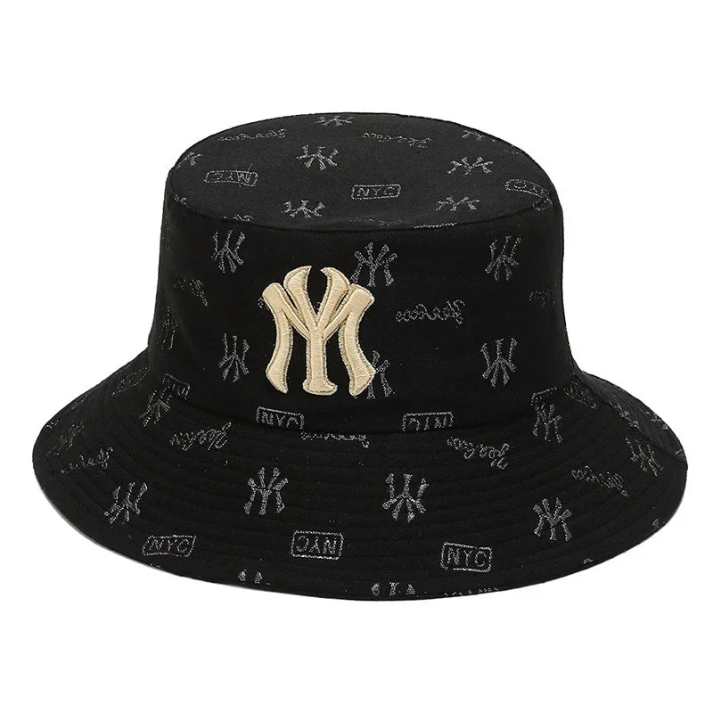 Unisex Letter Embroidery Fisherman Hat Women